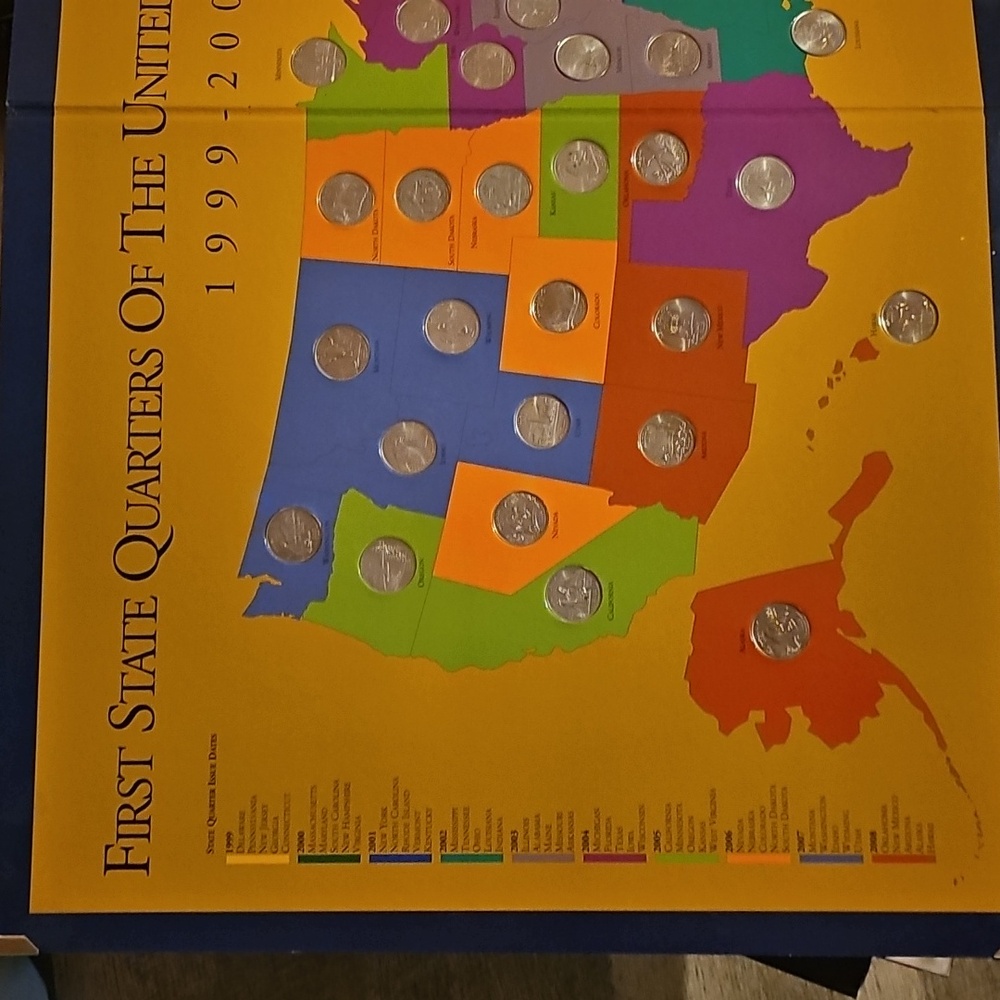 United States Quarter Collection Map